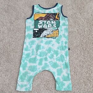 Star Wars Green and Blue Romper